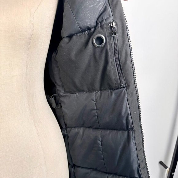 Aritzia Tna Womens Bancroft Parka Winter Coat Black Size M Warmest Goose Down - Picture 10 of 16